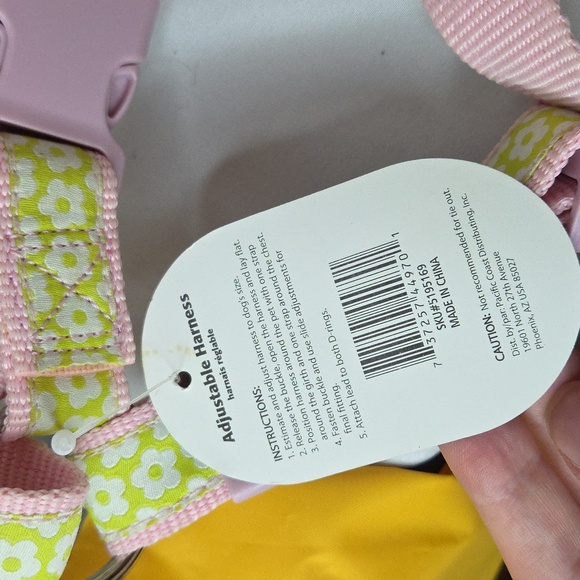 Dog Rain coat AND Top Paw Harness new with tags size Large MEASUREMENTS BELOW - Picture 11 of 17